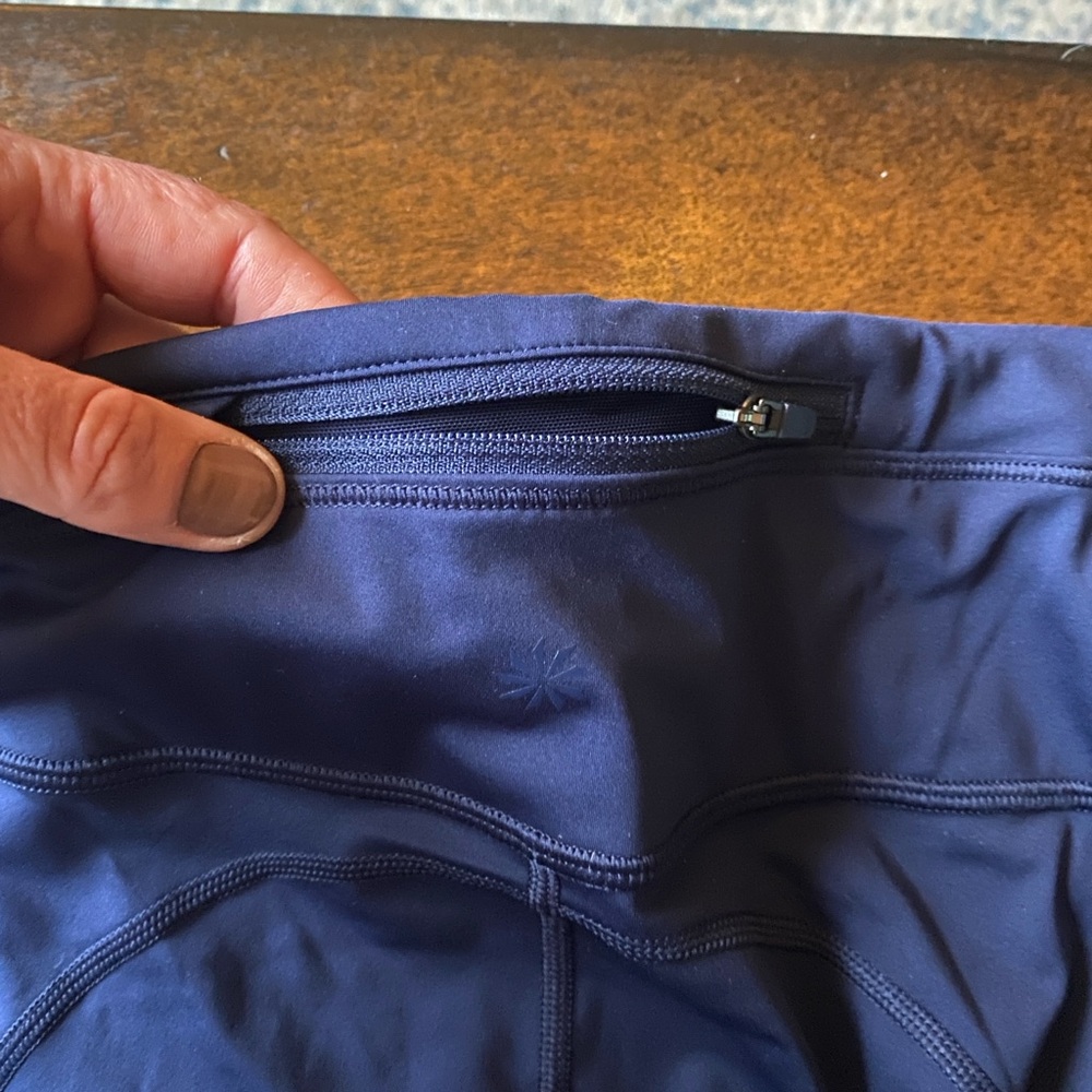 Athleta Accelerate 7/8 Tight in Deep Blue - Picture 5 of 7